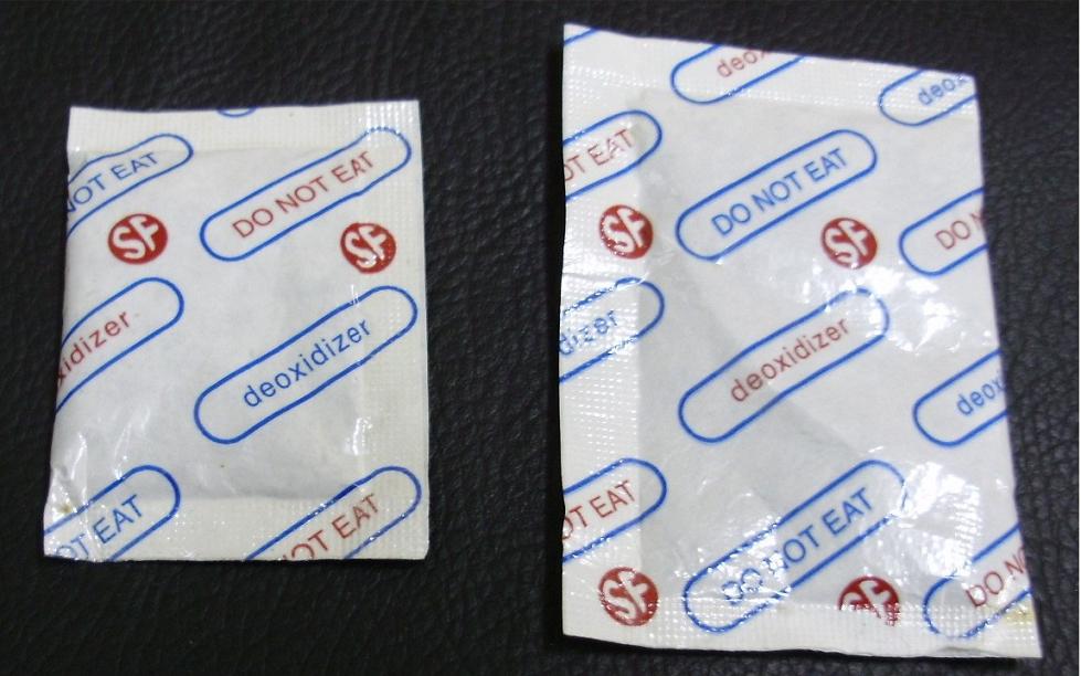 ABSORVEDOR DE OXIGÊNIO - Embalagem a vácuo com 180 Sachês p/ 300cc