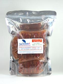 CAÇA UMIDADE LARANJA, PET, 100g - BAG COM 03 SACHÊS PET TRANSPARENTES, COM 100g