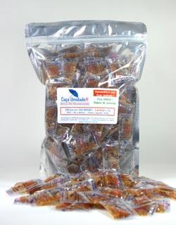 CAÇA UMIDADE LARANJA, PET, 2g - BAG COM 300 SACHÊS PET TRANSPARENTES, COM 2g.